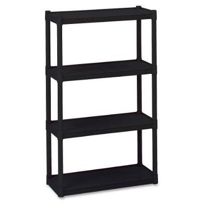 Picture of Iceberg 4-Shelf Open Storage System, Black