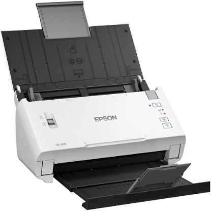 Picture of Epson DS-410 Sheetfed Scanner - 600 dpi Optical - 48-bit Color - 16-bit Grayscale - 26 ppm (Mono) - 26 ppm (Color) - Duplex Scanning - USB