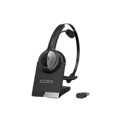 Picture of CODi - Headset - on-ear - Bluetooth - wireless - active noise canceling - USB-A via Bluetooth adapter - black