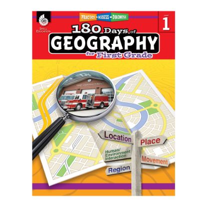 Picture of Shell Education 180 Days Of Geography, Grade 1