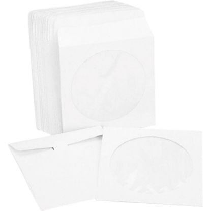 Picture of Innovera CD/DVD Envelope - Sleeve - Paper - White