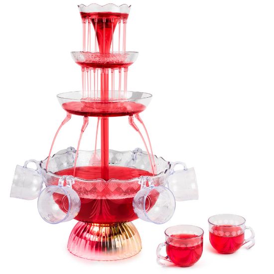 Picture of Nostalgia Electrics 3-Tier Lighted Party Fountain