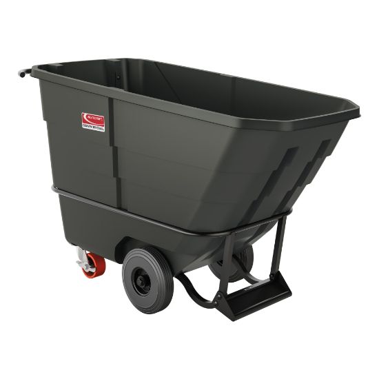 Picture of Suncast Commercial Tilt Truck, Heavy Duty, 0.5 Cu Yd., 34-7/8inH x 27-3/4inW x 59-1/8inD, Black