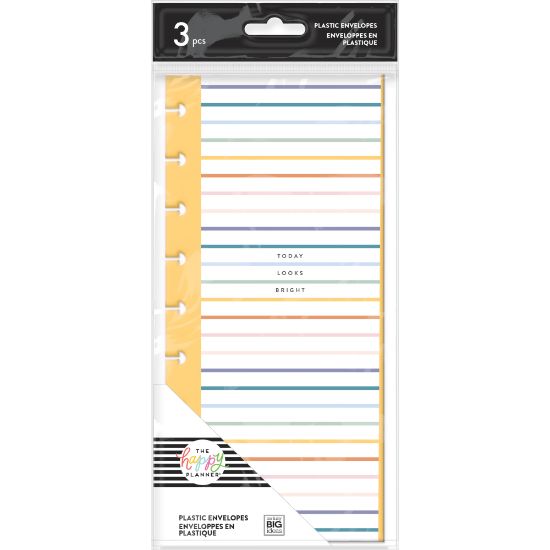 Picture of Happy Planner Today Looks Bright Envelopes, 4-1/4in x 9-1/4in, Multicolor, Pack Of 3 Envelopes