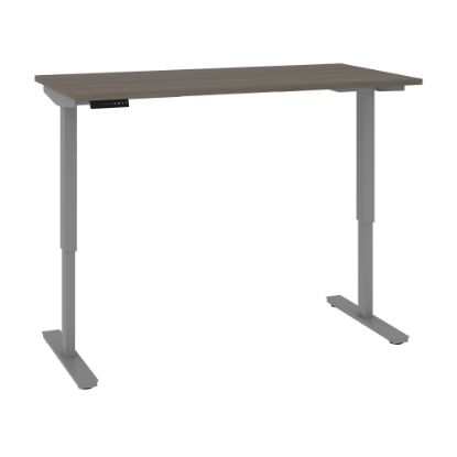 Picture of Bestar Universel Electric 60inW Standing Desk, Electric, Bark Gray