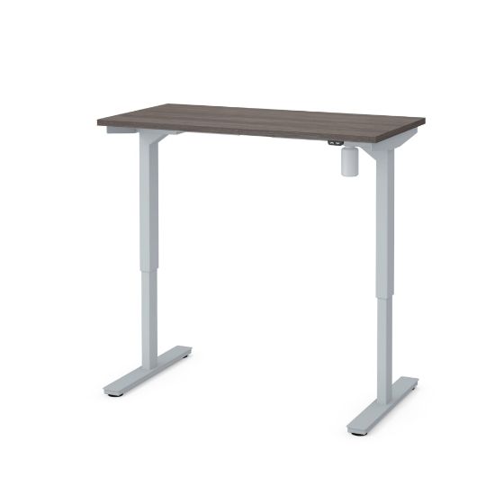 Picture of Bestar Universel Electric 48inW Standing Desk, Electric, Bark Gray