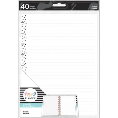 Picture of Happy Planner Classic Filler Paper, 40 Sheets, 7in x 9-1/4in, Simple Dots