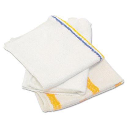 Picture of HOSPECO Value Counter Cloths/Bar Mops, White, 14in x 17in, 25-Lb Bag