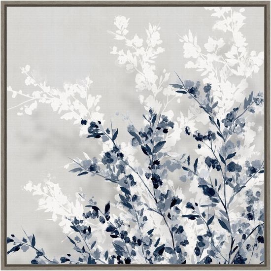 Picture of Amanti Art Blue Spring I by Isabelle Z Framed Canvas Wall Art Print, 22inH x 22inW, Graywash