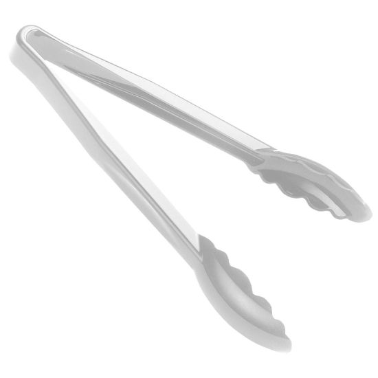 Picture of Cambro Plastic Tongs, Scallop Grip, 9in, Clear, Pack Of 12 Tongs