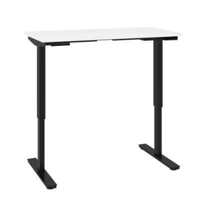 Picture of Bestar Universel Electric 48inW Standing Desk, Electric, White