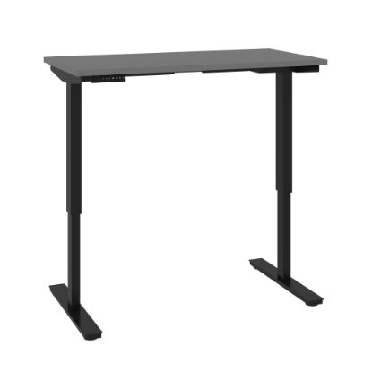 Picture of Bestar Universel Electric 48inW Standing Desk, Electric, Slate