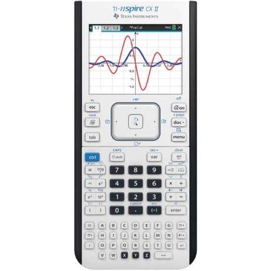 Picture of Texas Instruments TI-Nspire CX II Handheld Graphing Calculator