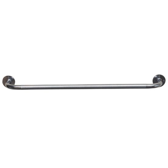 Picture of DMI Steel Knurled Grab Bar, 32inH x 2inW x 3inD, Silver