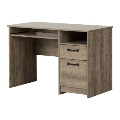 Picture of South Shore Tassio 45inW Computer Desk, Weathered Oak