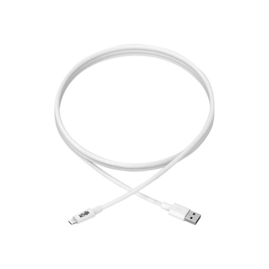 Picture of Tripp Lite USB-A to Lightning Sync/Charge Cable (M/M) MFi Certified White 10 ft. (3 m) - 10 ft