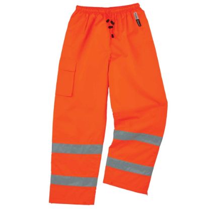 Picture of Ergodyne GloWear 8925 Class E Polyester Thermal Pants, 3X, Orange