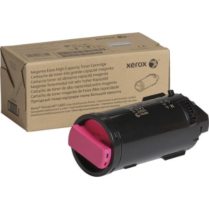 Picture of Xerox C605 Magenta Extra-High Yield Toner Cartridge, 106R03929