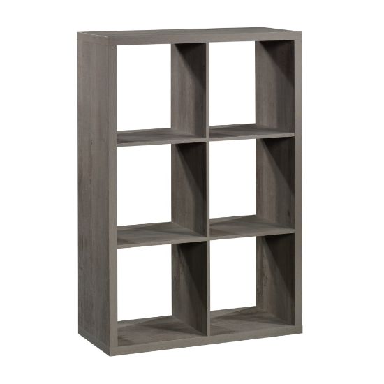 Picture of Sauder Select 44inH 6-Cube Storage Bookcase, Mystic Oak