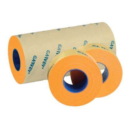 Picture of Garvey Price Marking Labels, Fluorescent Orange, 1,200 Labels Per Roll, Pack Of 9 Rolls