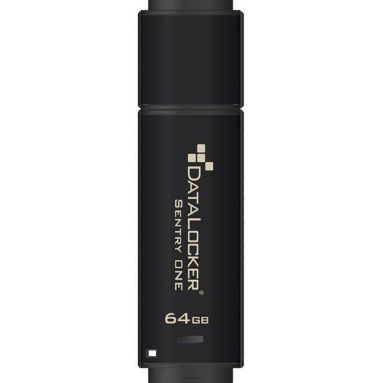 Picture of DataLocker Sentry ONE Encrypted Flash Drive - 64 GB - USB 3.1 - 256-bit AES - 5 Year Warranty - TAA Compliant