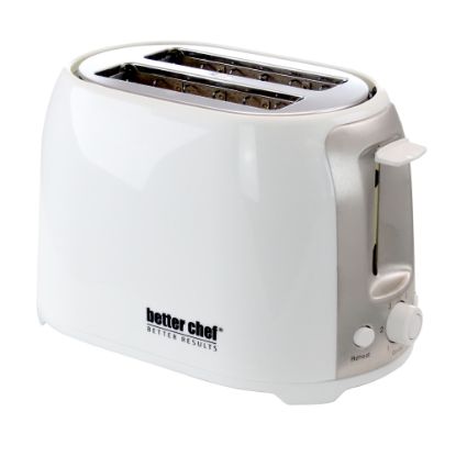 Picture of Better Chef 2-Slice Toaster, Extra-Wide-Slot, White