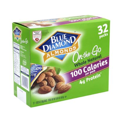 Picture of Blue Diamond Almonds On-The-Go Bags, 0.63 Oz, Box Of 32 Bags