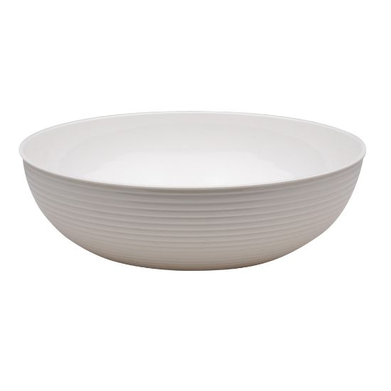 Picture of Cambro Camwear Round Ribbed Bowls, 23in, White, Set Of 4 Bowls