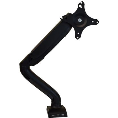 Picture of Uncaged Ergonomics Single Computer Monitor Arm With USB Ports| Universal VESA Mount Ergonomic Screen Holder Riser