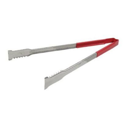 Picture of Vollrath 16in Tongs With Antimicrobial Protection, Red