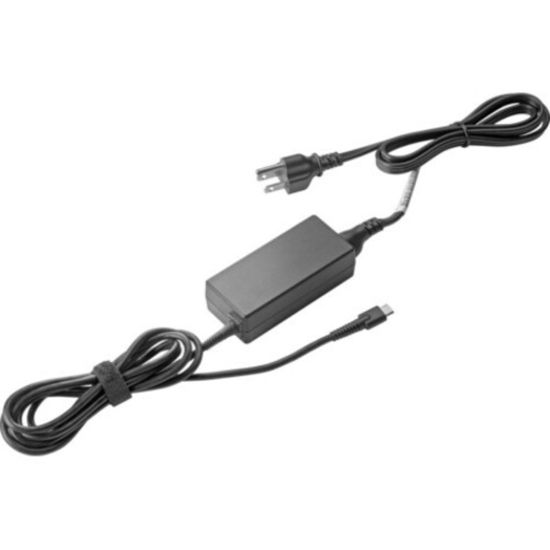 Picture of HP AC Adapter - 1 Pack - 45 W - 120 V AC Input - 5 V DC, 12 V DC, 15 V DC Output