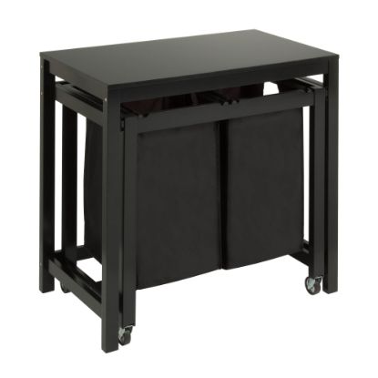 Picture of Honey-Can-Do Folding Table And Sorter, Black