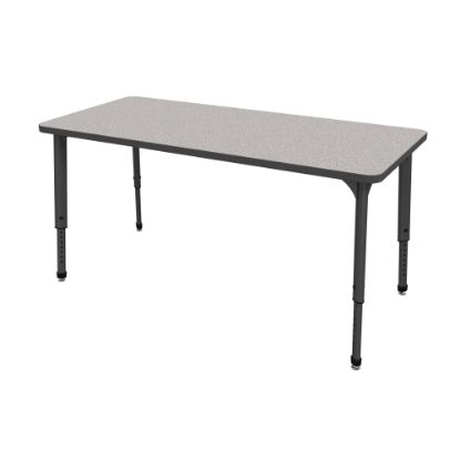 Picture of Marco Group Apex Series Rectangle Adjustable Table, 30inH 72inW x 30inD, Gray Nebula/Black