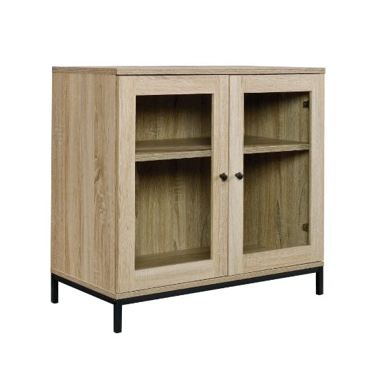 Picture of Sauder North Avenue Display Cabinet For 32in TVs, 28-7/8inH x 31-1/2inW x 16-1/4inD, Charter Oak