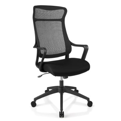 Picture of Realspace Lenzer Mesh High-Back Task Office Chair, Black, BIFMA Compliant