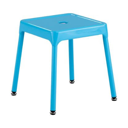 Picture of Safco Small Steel Guest Stool, Baby Blue