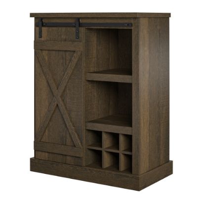 Picture of Ameriwood Home Knox County Bar Cabinet, Brown