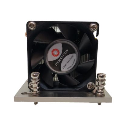 Picture of Dynatron A26 Cooling Fan/Heatsink - 2.36in Maximum Fan Diameter - 1 x Fan(s) - 327.3 gal/min Maximum Airflow - 8000 rpm - Dual Ball Bearing - Compatible AMD Socket: sTRX4, TR4, SP3, sWRX8 - Processor, CPU, Server - 8.0 Year Life