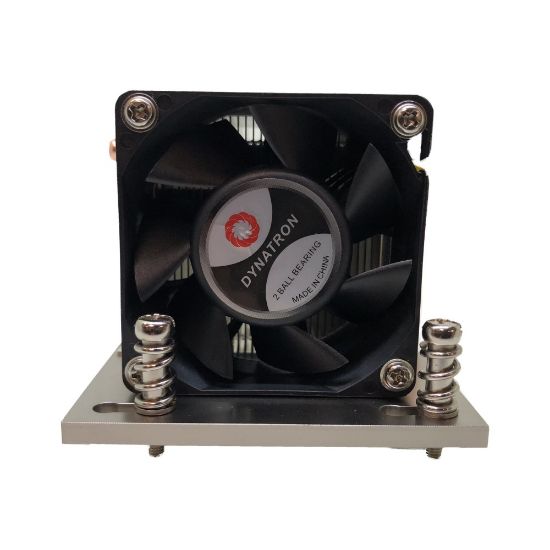 Picture of Dynatron A26 Cooling Fan/Heatsink - 2.36in Maximum Fan Diameter - 1 x Fan(s) - 327.3 gal/min Maximum Airflow - 8000 rpm - Dual Ball Bearing - Compatible AMD Socket: sTRX4, TR4, SP3, sWRX8 - Processor, CPU, Server - 8.0 Year Life