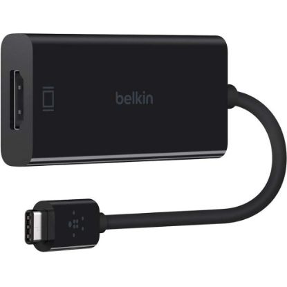 Picture of Belkin USB-C to HDMI Adapter (USB Type-C) - 1 x USB Type C - Male - 1 x HDMI Digital Audio/Video - Female - 4096 x 2160 Supported