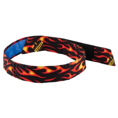 Picture of Ergodyne Chill-Its 6705CT PVA Evaporative Cooling Bandanas, Flames, Pack Of 6 Bandanas