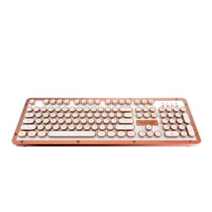 Picture of Azio Retro Classic Wireless Keyboard, Full Size, Posh