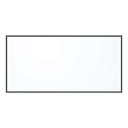 Picture of U Brands PINIT Magnetic Dry-Erase Board, 96in X 48in, Black Aluminum Frame, Actual Size 95in X 47in (3013U00-01)