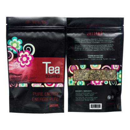 Picture of Tea Squared Pure Energy Loose Leaf Tea, 2.8 Oz, Carton Of 6 Bags