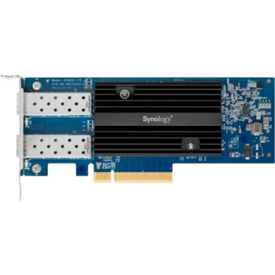 Picture of Synology Dual-Port 10GbE Adapter - PCI Express 3.0 x8 - 2 Port(s) - Optical Fiber - 10GBase-SR, 10GBase-LR - Plug-in Card