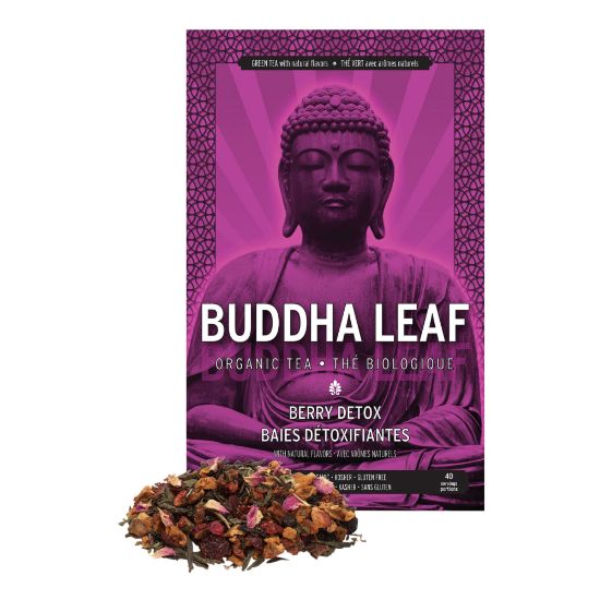 Picture of Tea Squared Buddha Berry Detox Organic Loose Leaf Tea, 2.8 Oz, Carton Of 6 Bags