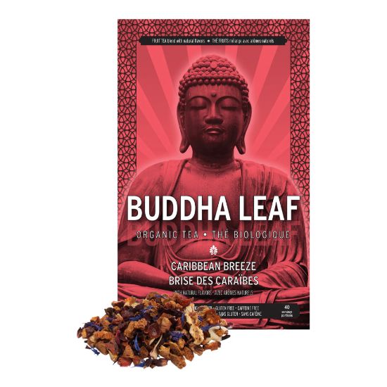 Picture of Tea Squared Buddha Caribbean Breeze Organic Loose Leaf Tea, 2.8 Oz, Carton Of 6 Bags