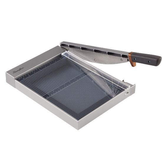 Picture of Swingline ClassicCut Guillotine Trimmer With EdgeGlow, 22-1/4inH x 14inW x 4-5/8inD, Silver