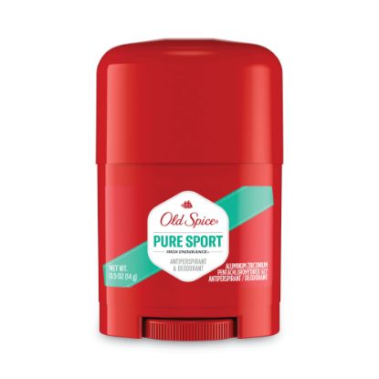 Picture of Old Spice High Endurance Anti-Perspirant And Deodorant Sticks, Pure Sport, 0.5 Oz, Pack Of 24 Sticks