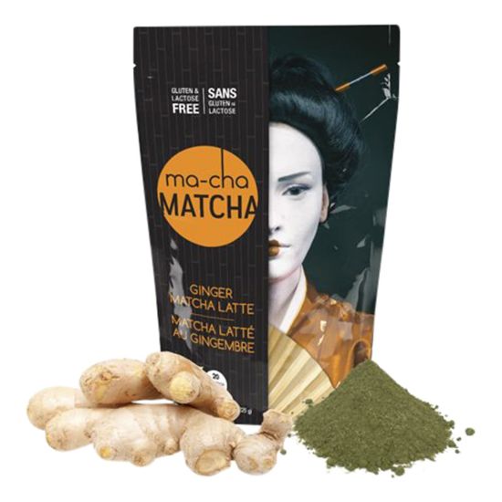 Picture of Ma-Cha Ginger Latte Mix, 7.9 Oz, 12 Per Box, Carton Of 6 Bags